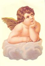 Kort - Glansbillede Raphaels engel